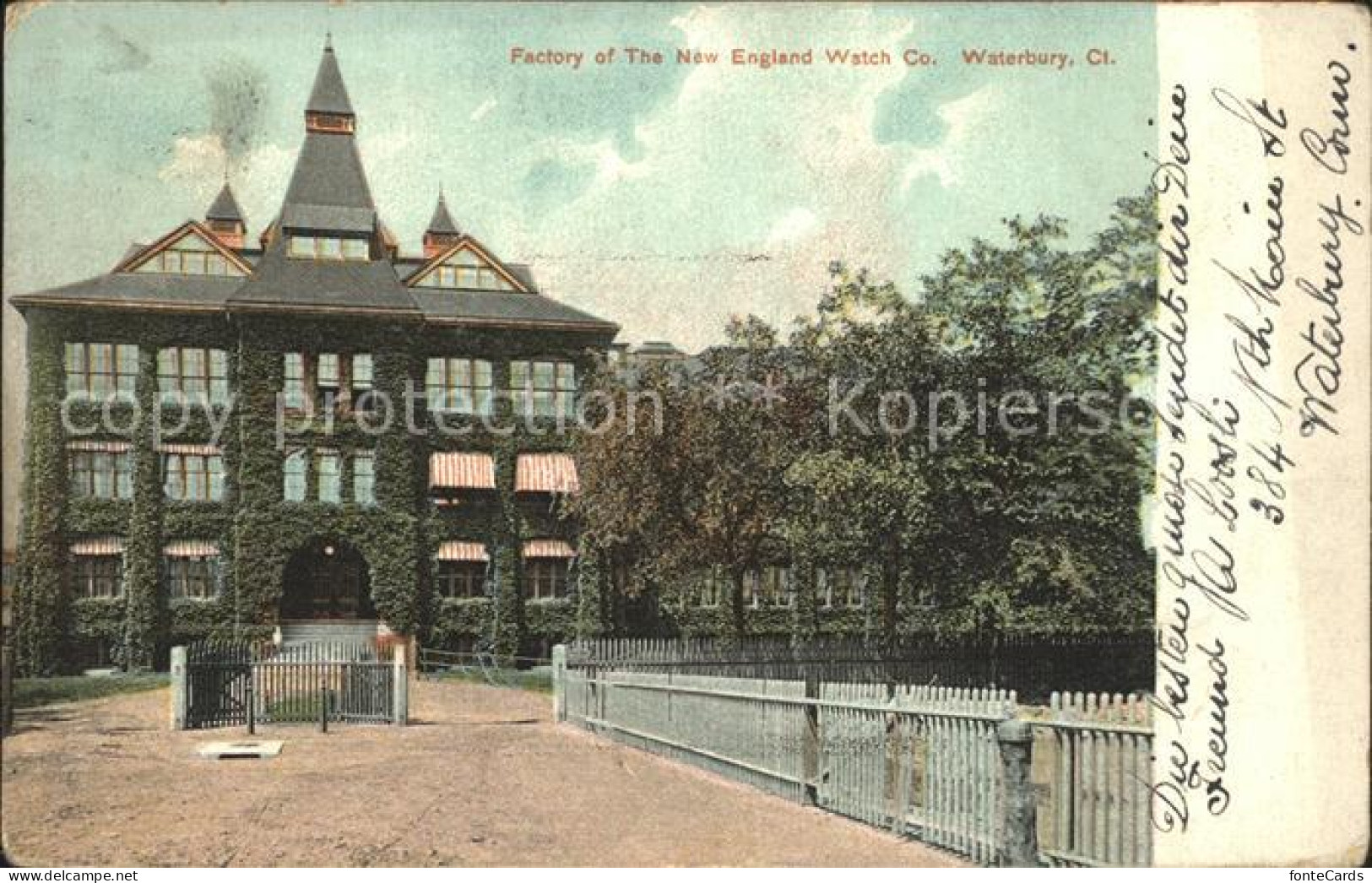 Waterbury Connecticut Factory of The New England Watch Co