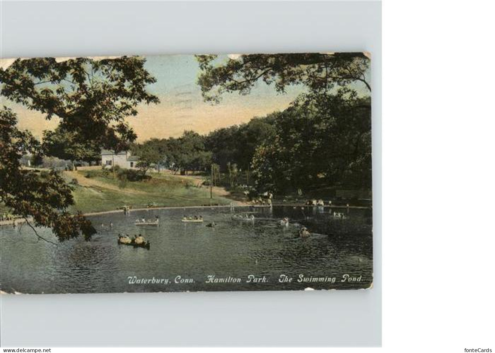 Waterbury Connecticut Hamilton Park Swimming Pond
