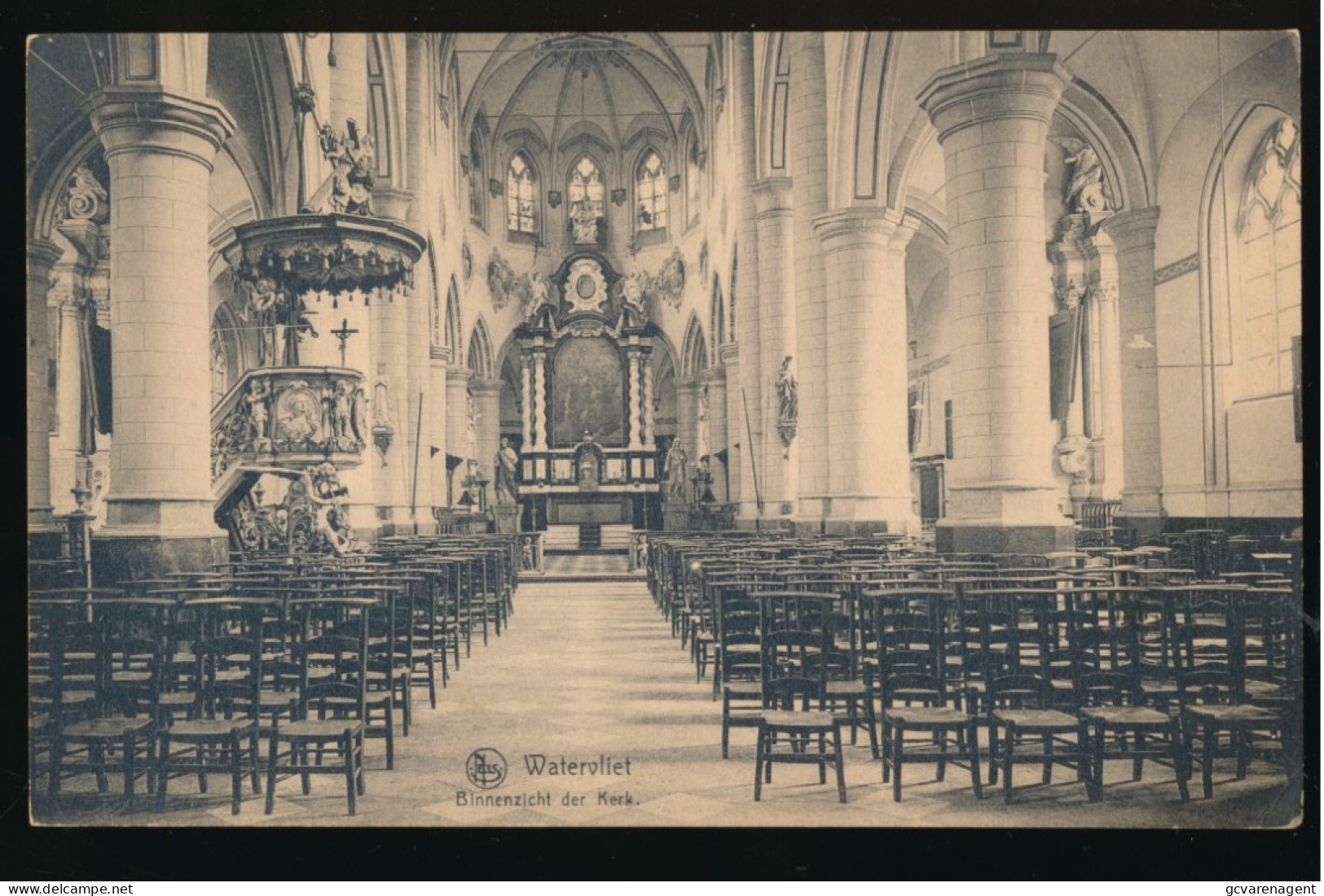 WATERVLIET    BINNENZICHT DER KERK