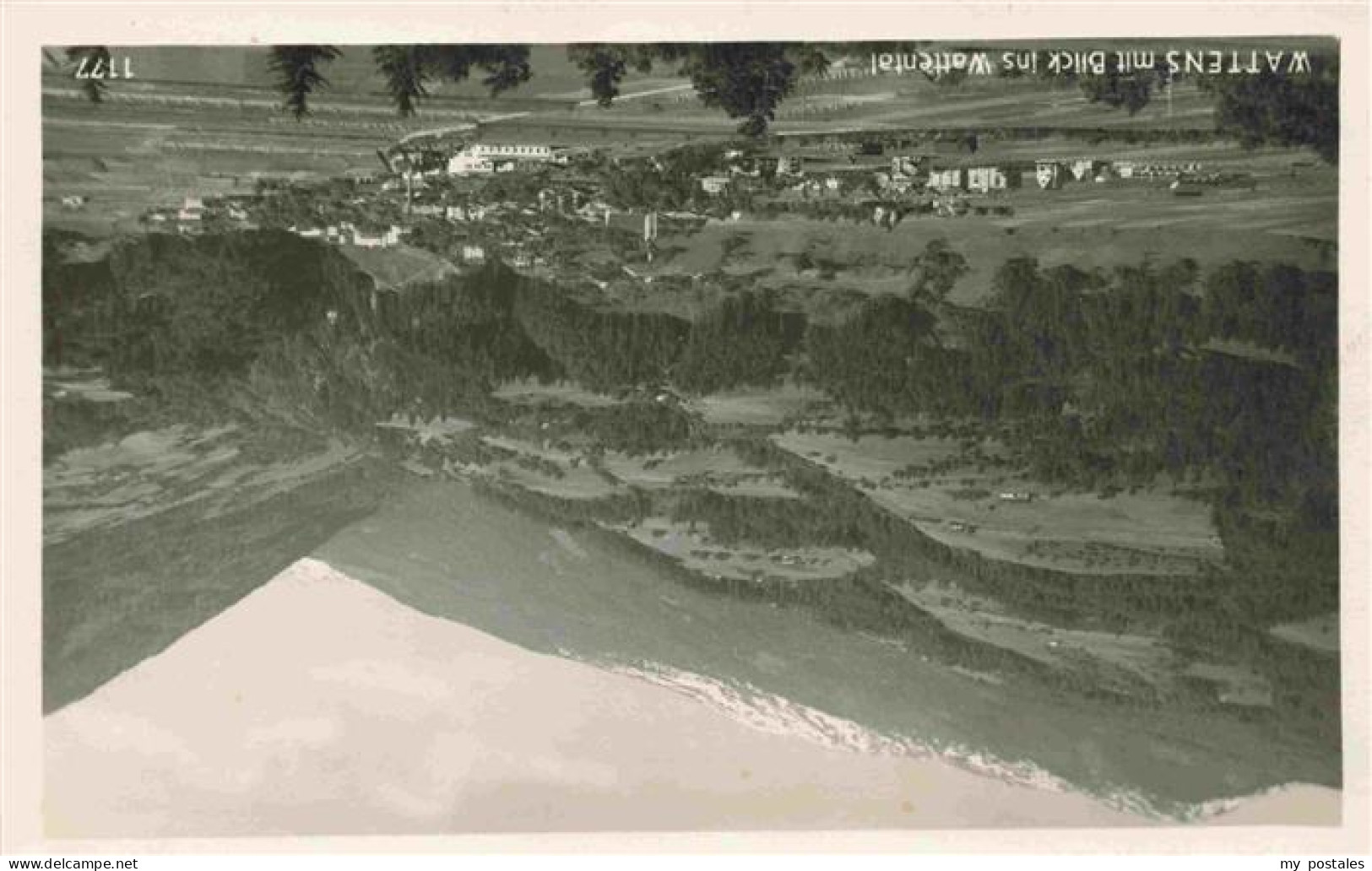 Wattens Fritzens Tirol AT Panorama Blick ins Wattental
