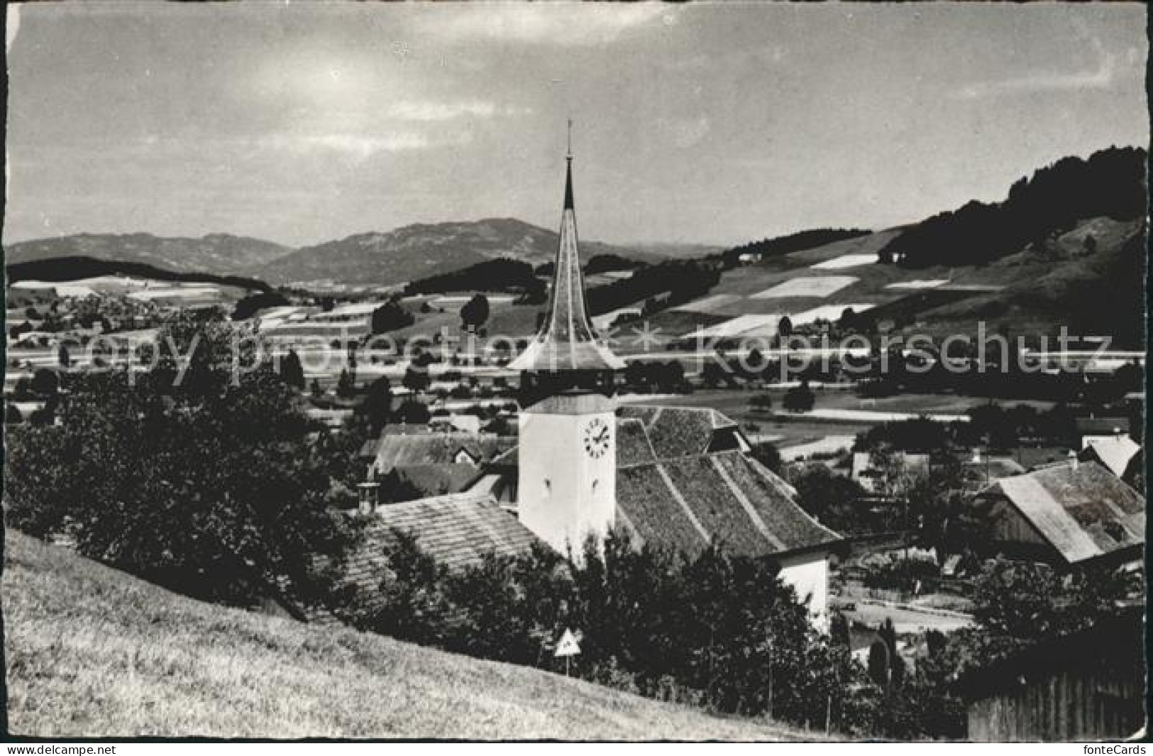 Wattenwil Kirche Panorama