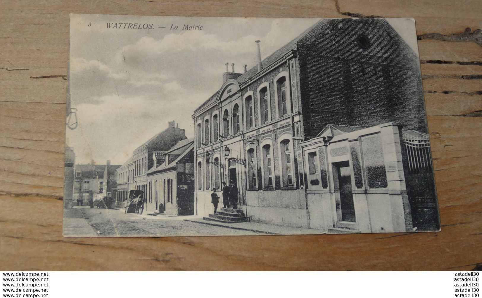 WATTRELOS : la mairie ............. SPDC-8768a