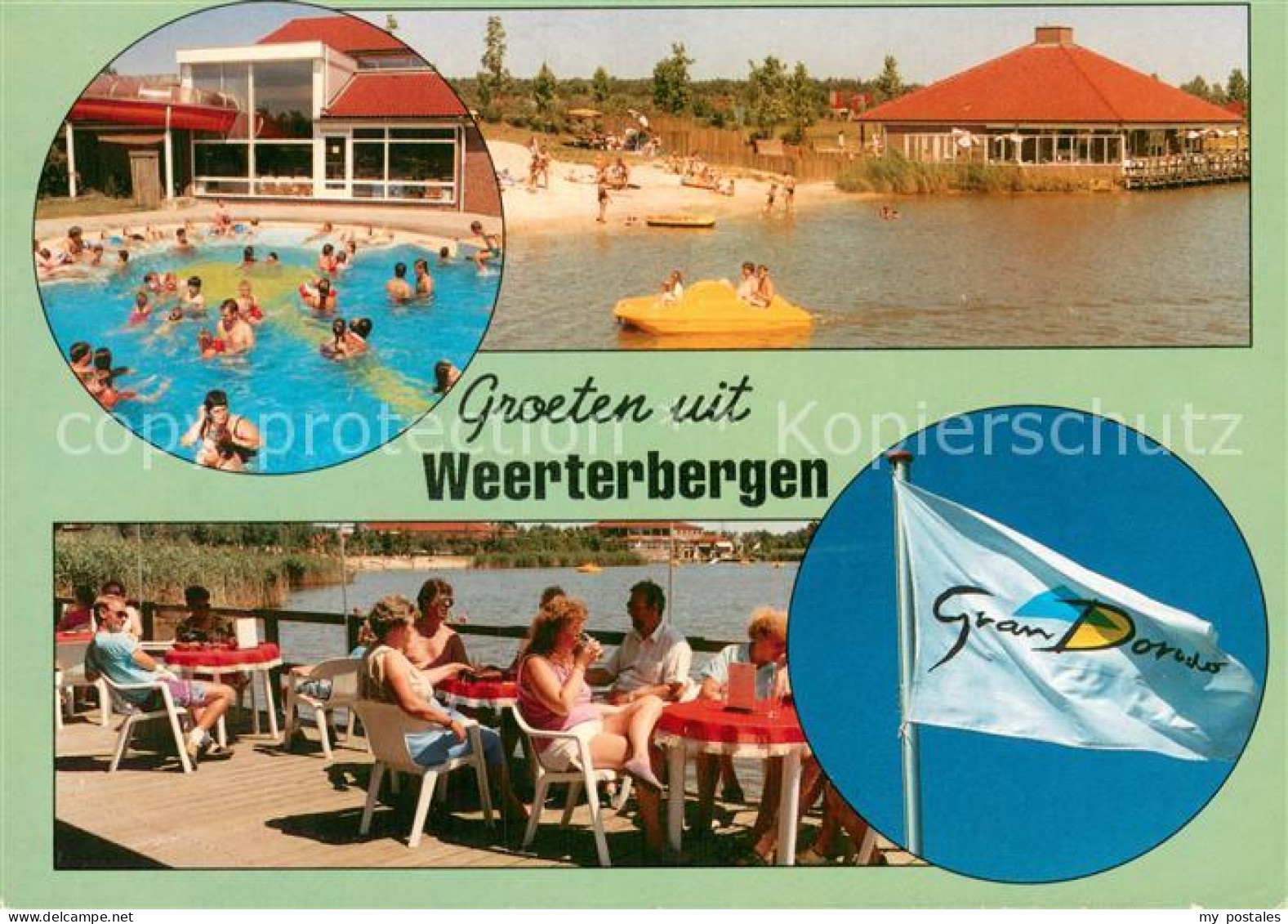 Weert  NL Ferienpark Gran Dorado Weerterbergen Restaurant Terrasse Swimming Pool