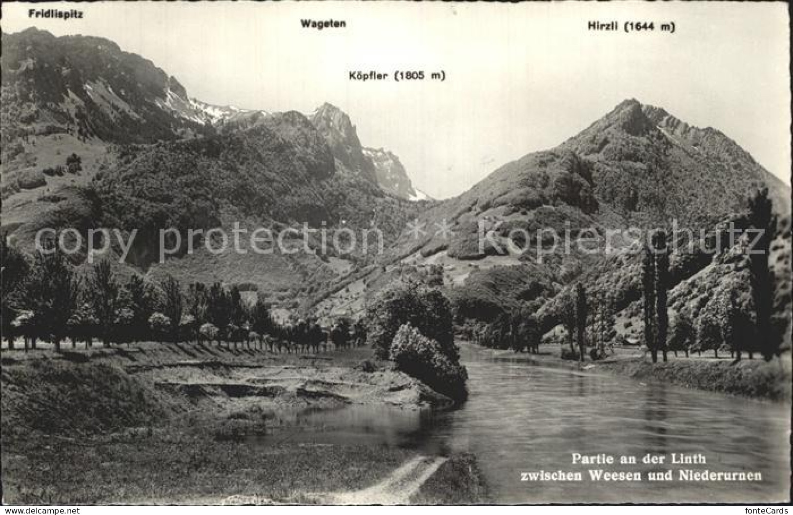 Weesen SG Linthpartie Niederurnen