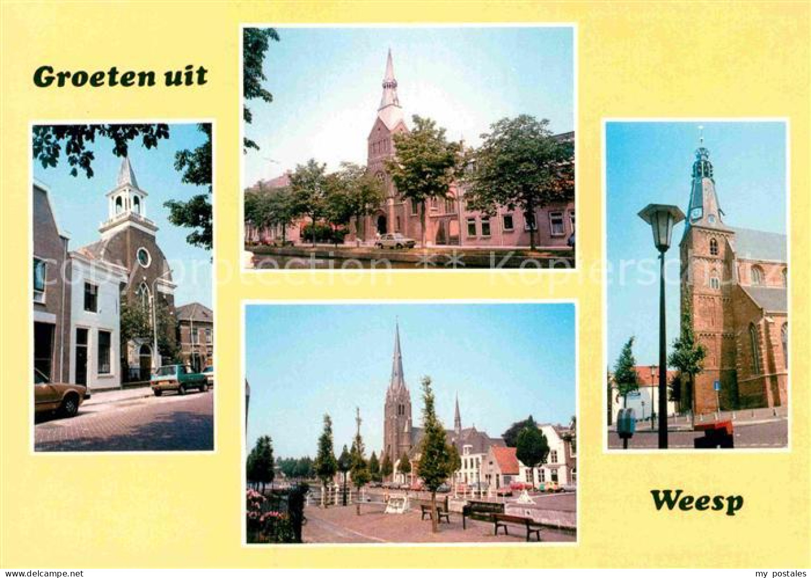 Weesp Teilansichten Schloss Kirche