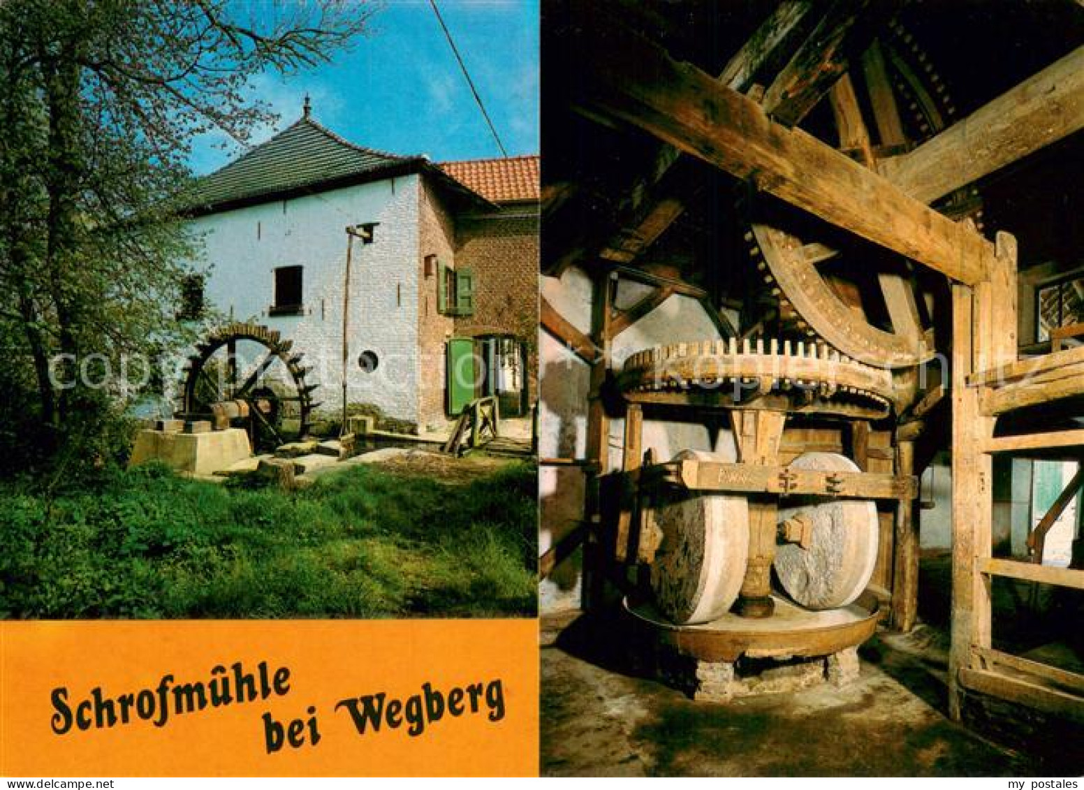 Wegberg Schrofmuehle Wasserrad