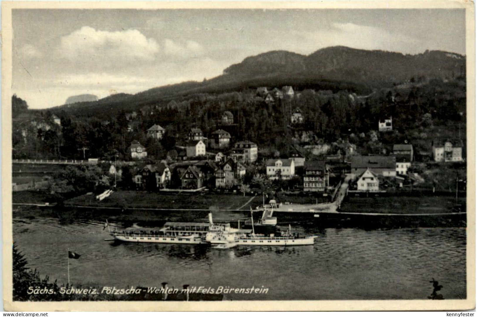 Wehlen, mit Fels Bärenstein