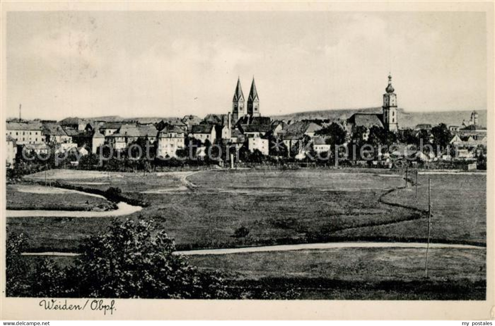 Weiden Oberpfalz Panorama Kirchen