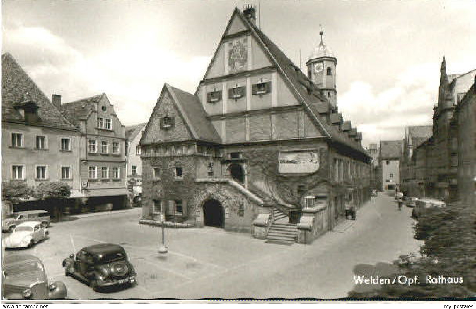 Weiden Oberpfalz Rathaus o 1956