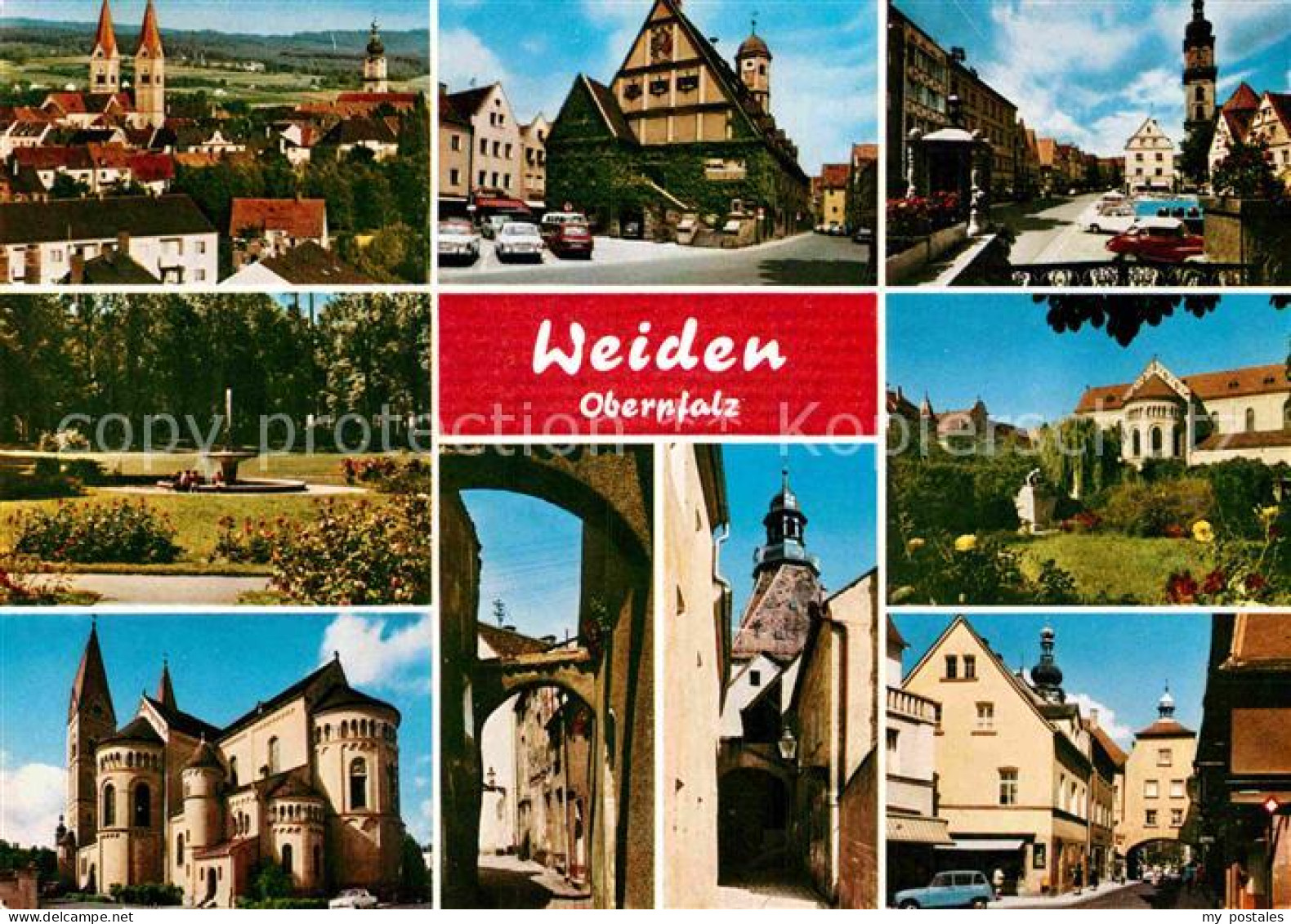 Weiden Oberpfalz Teilansichten Max Reger Stadt