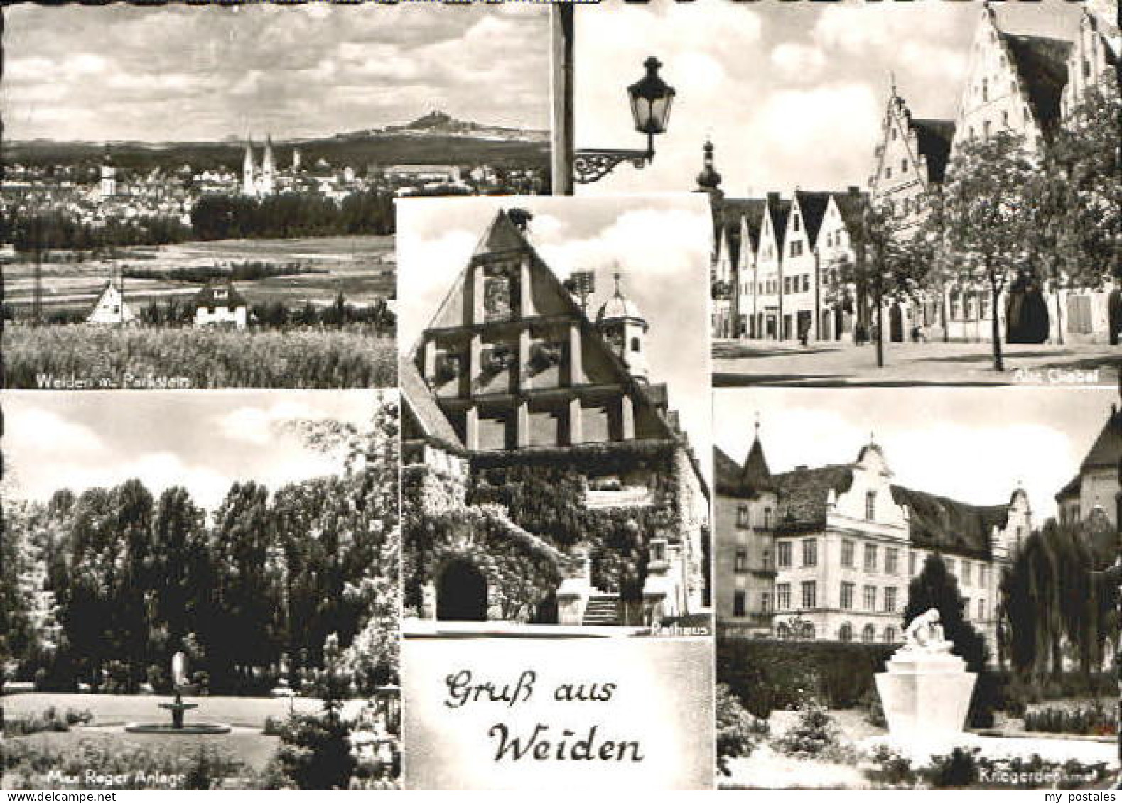 Weiden Oberpfalz Weiden Anlage x 1962