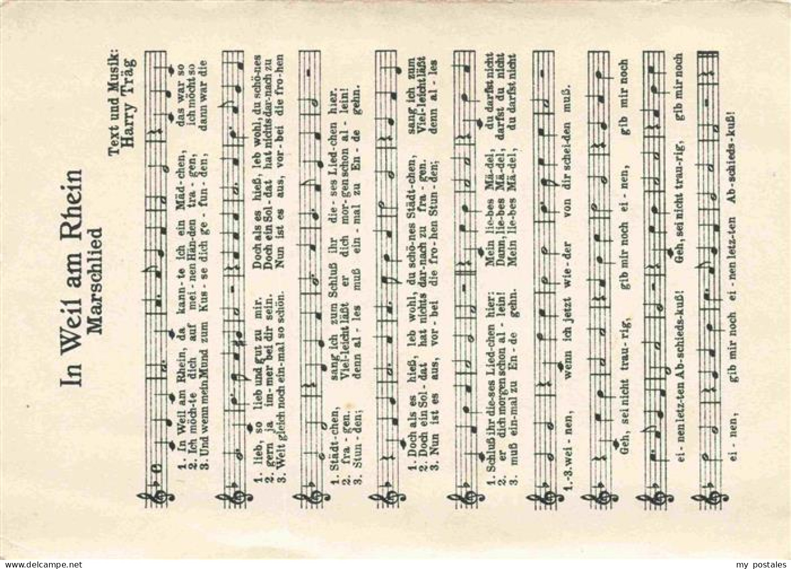 Weil am Rhein Marschlied Text