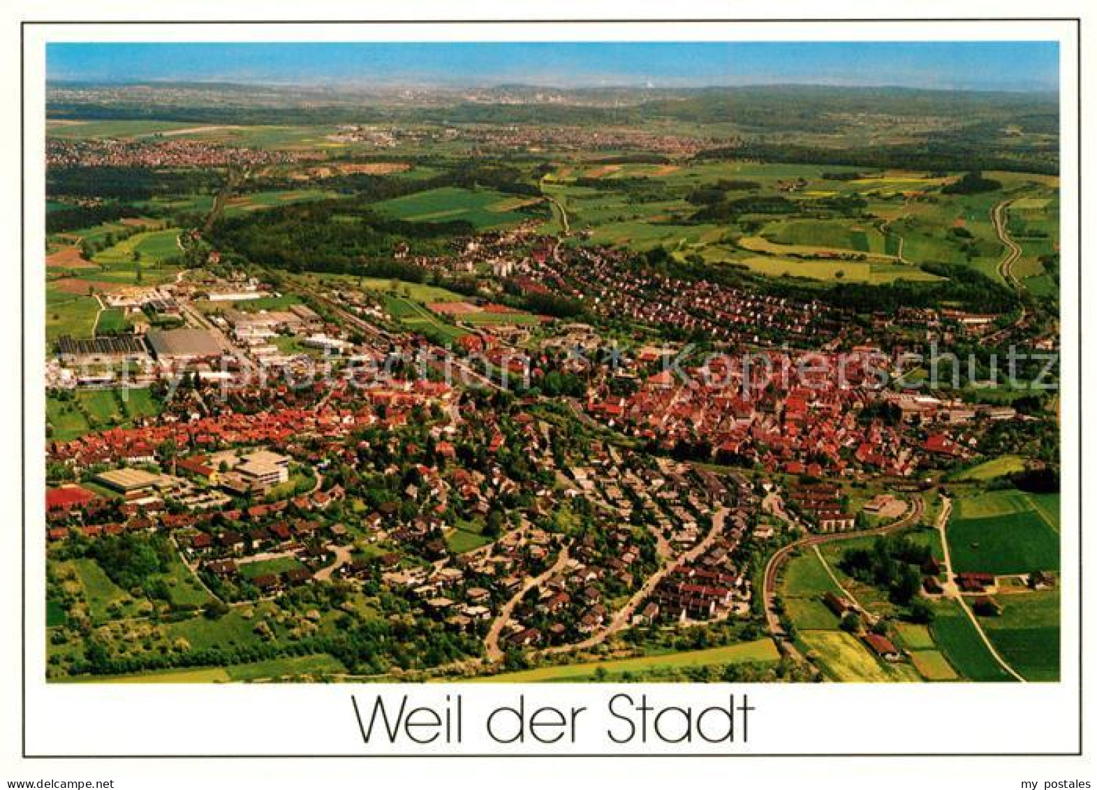 Weil der Stadt Fliegeraufnahme
