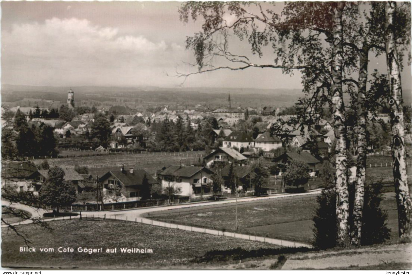 Weilheim - Blick vom Cafe Görgl