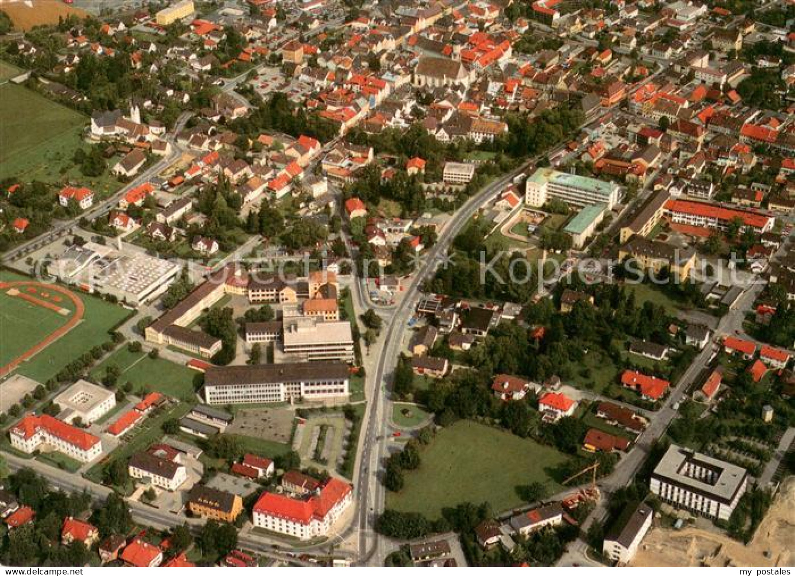 Weilheim Oberbayern Fliegeraufnahme