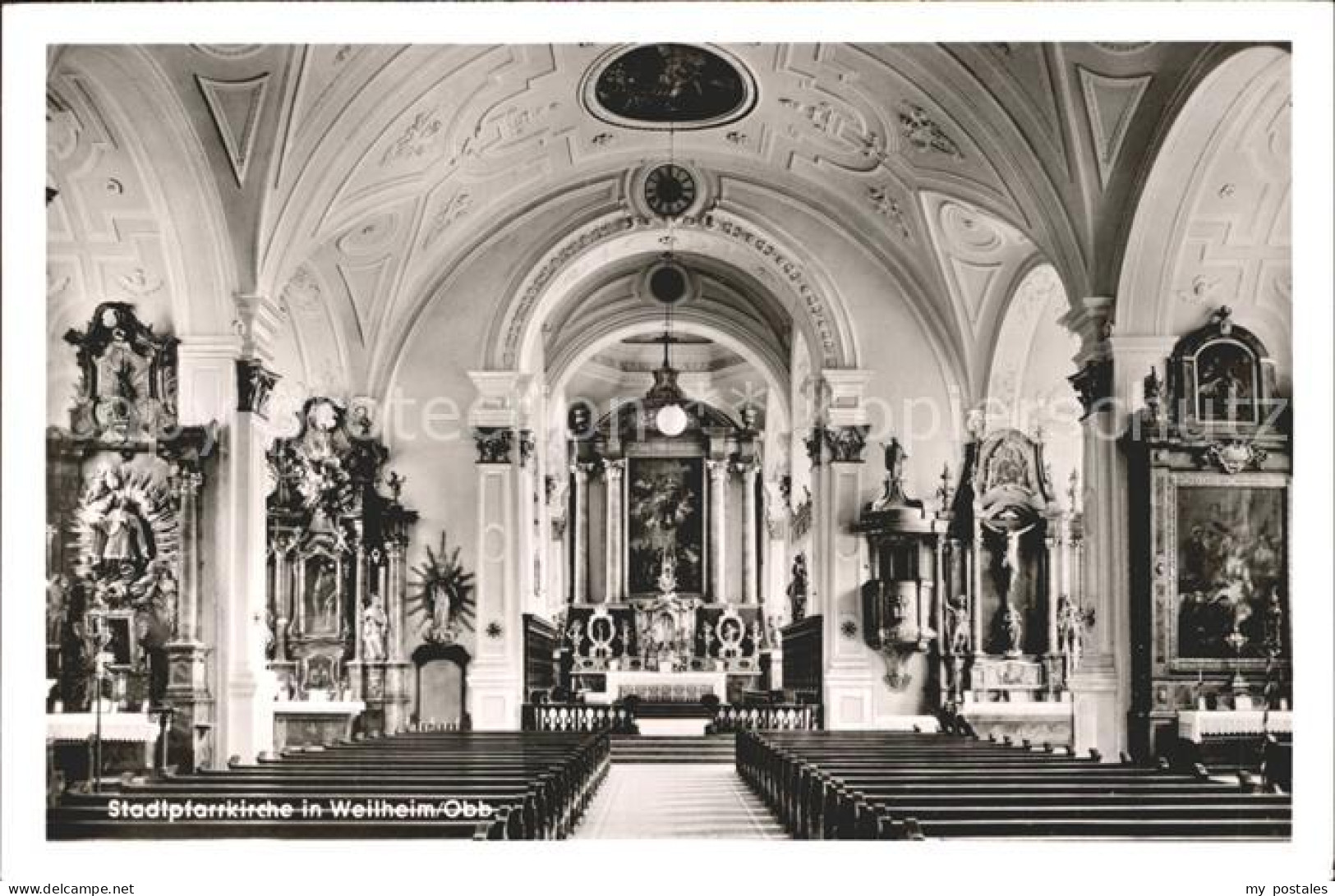 Weilheim Oberbayern Pfarrkirche innen