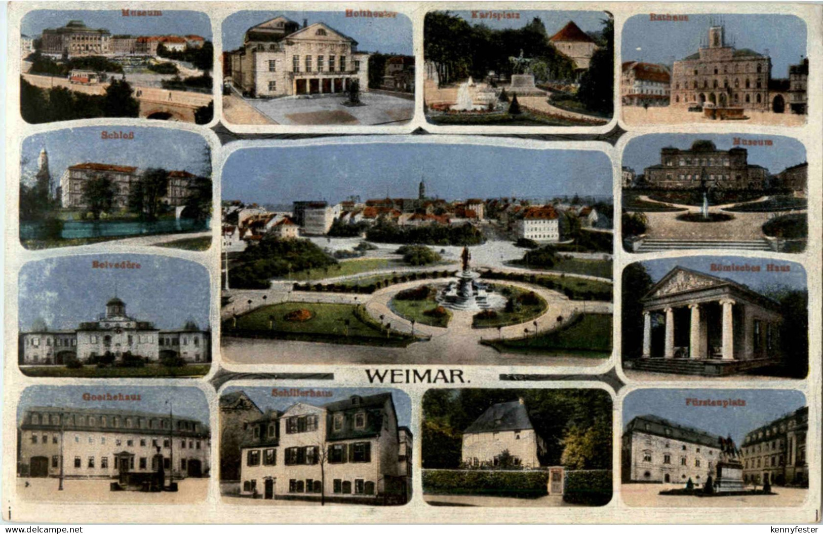 Weimar - Mehrbildkarte