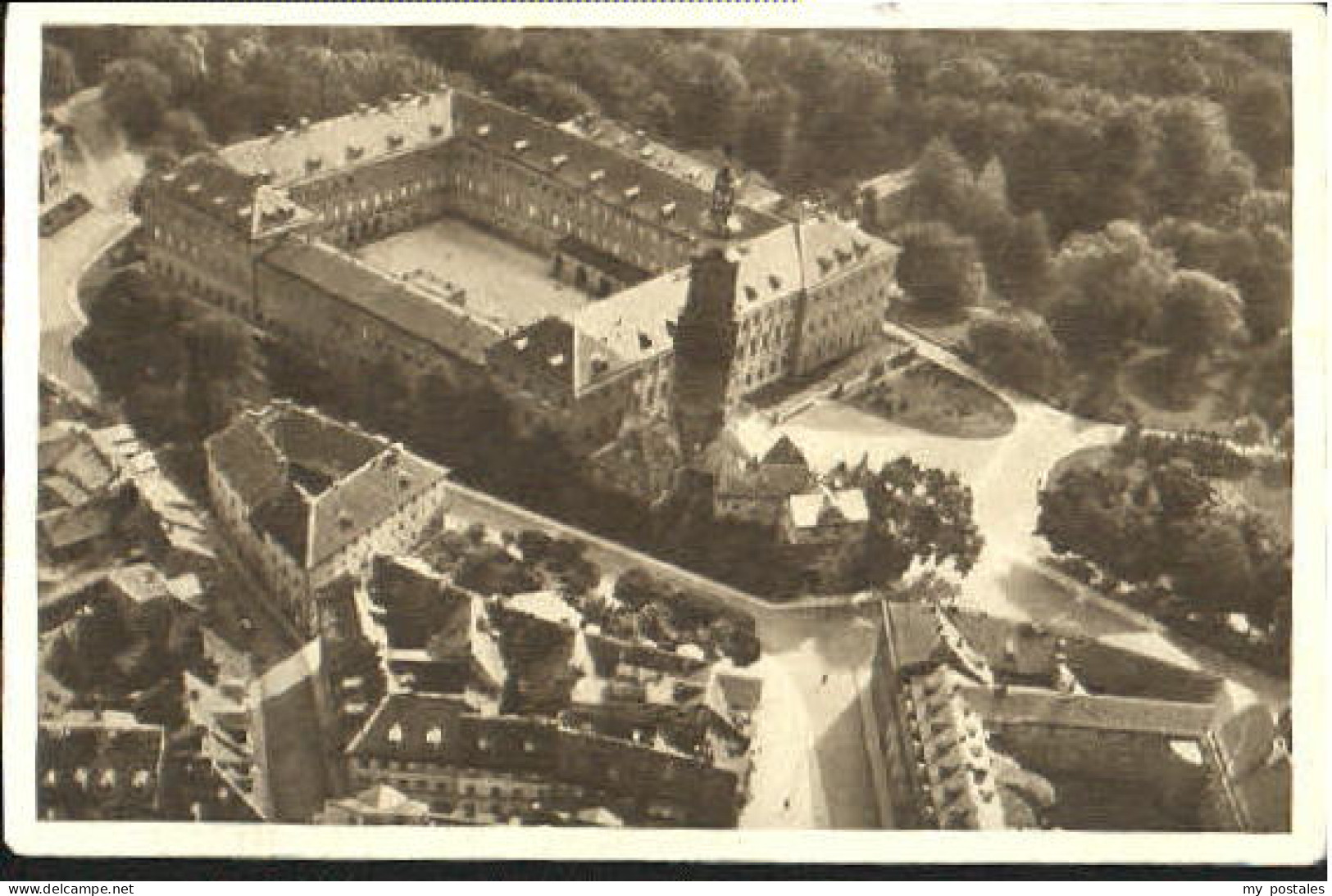 Weimar Thueringen Weimar Schloss Fliegeraufnahme o 1935