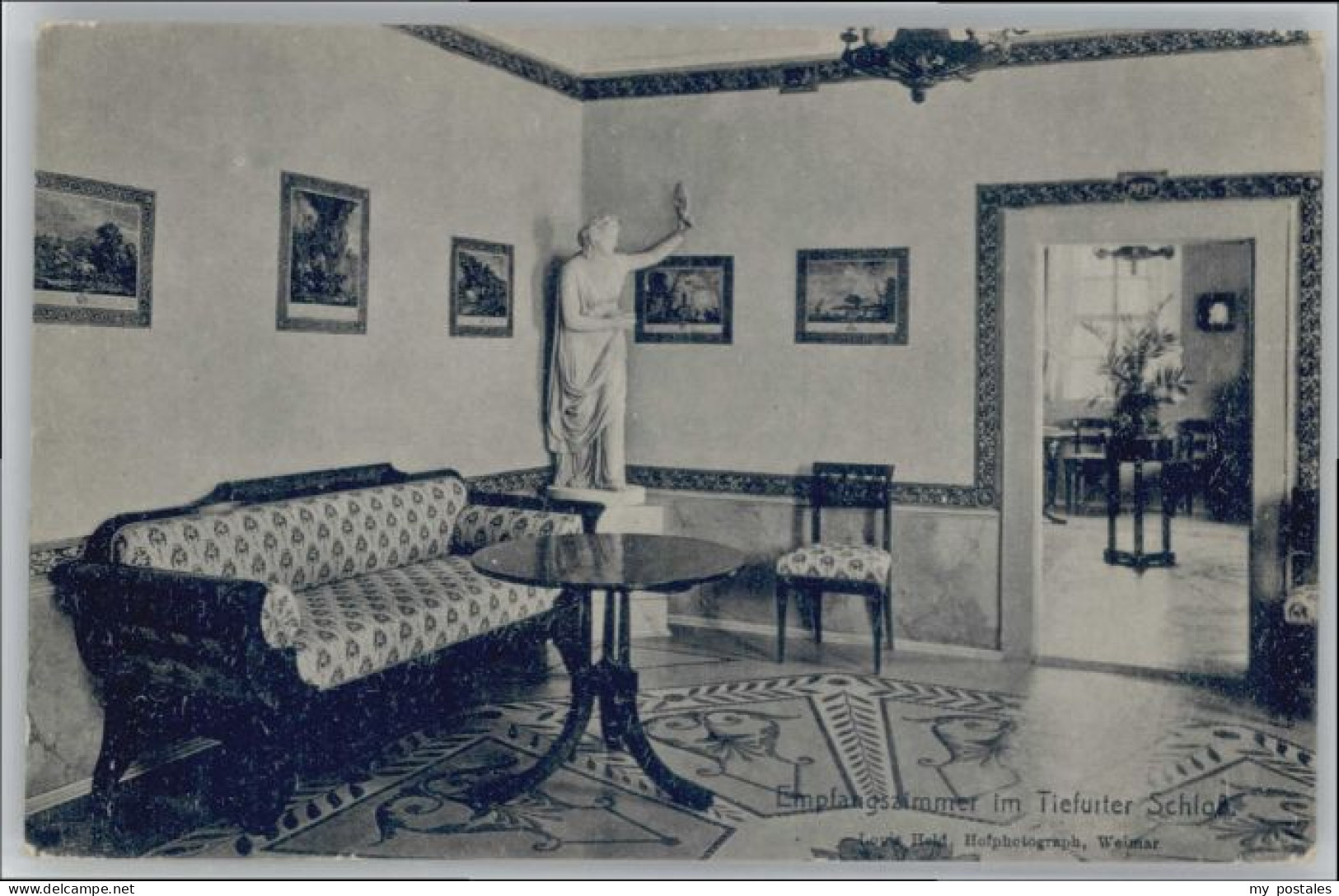 Weimar Thueringen Weimar  Schloss Tiefurt