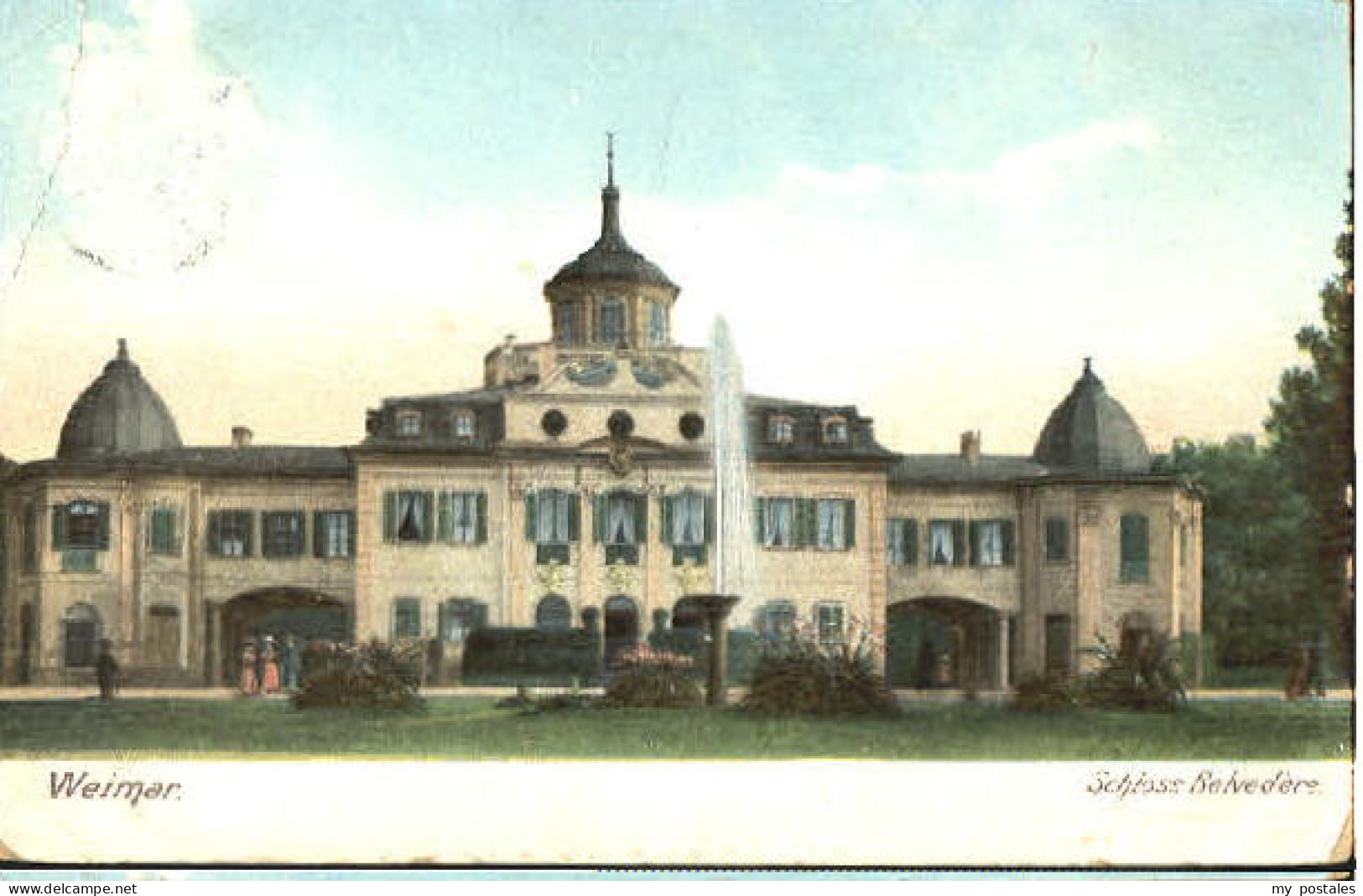 Weimar Thueringen Weimar Schloss  x 1910