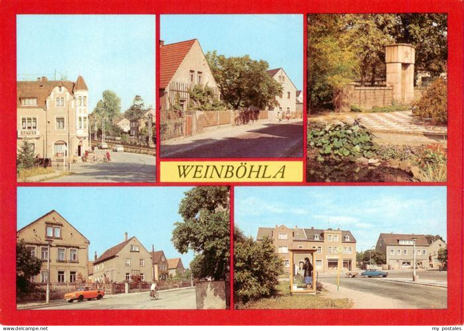Weinboehla Apotheke Friedenstrasse Sowjet Ehrenmal Ernst Thaelmann Strasse Karl
