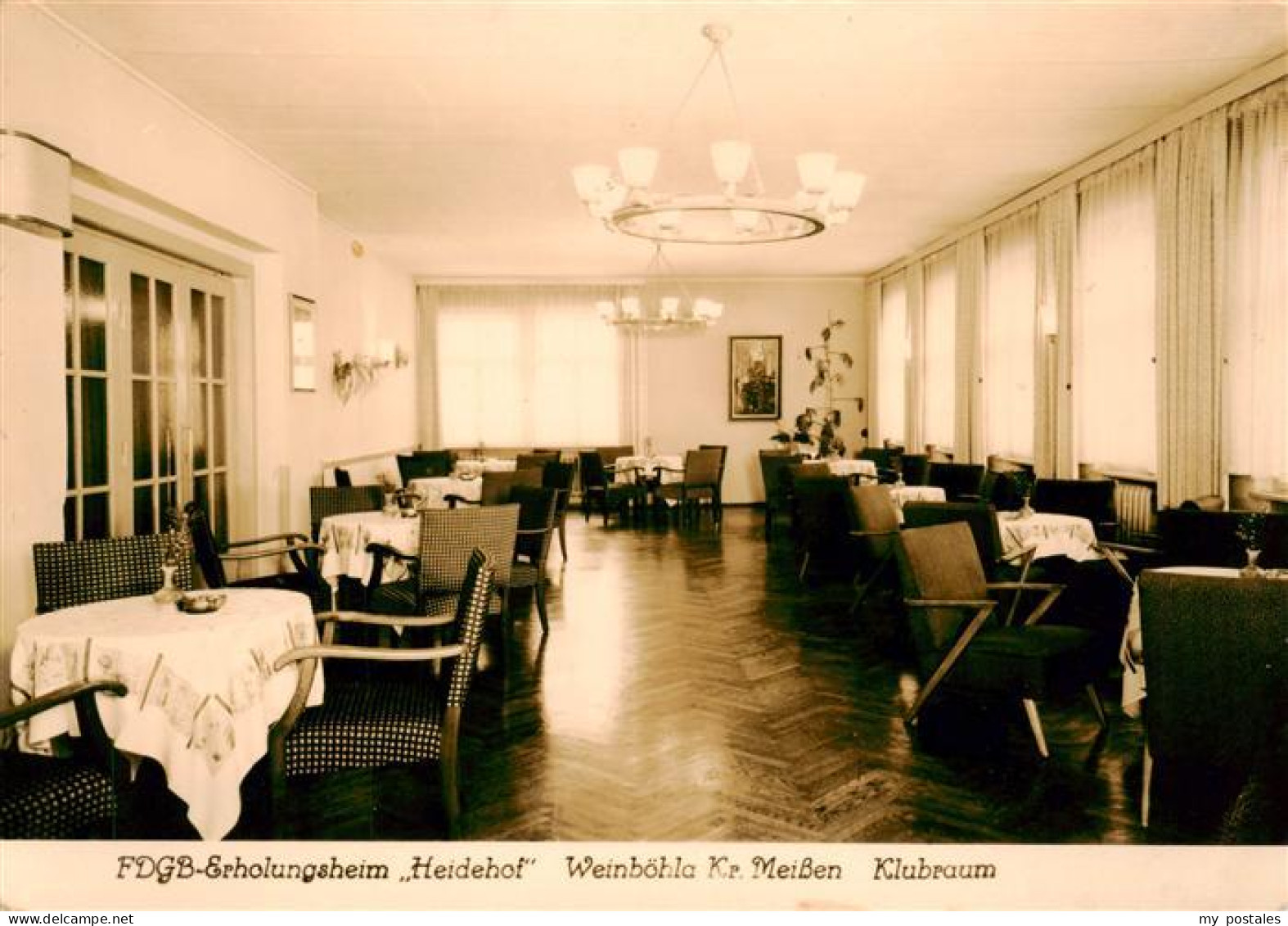 Weinboehla FDGB Erholungsheim Heidehof Klubraum