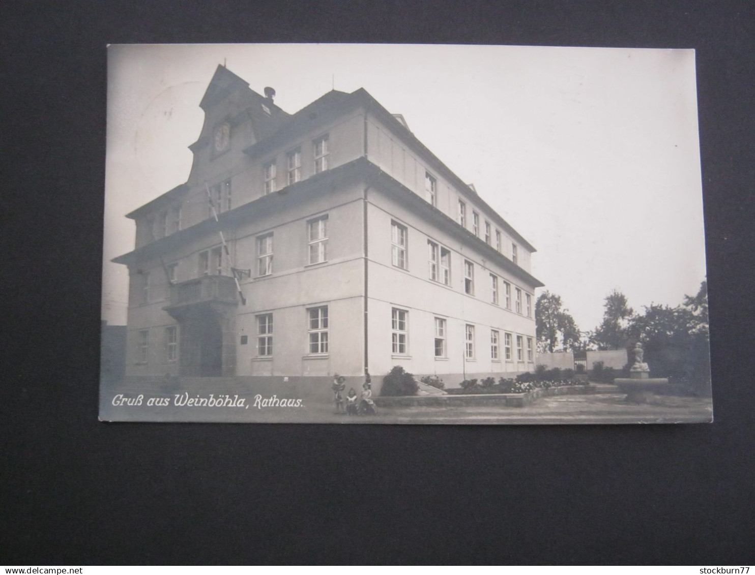 Weinböhla  ,   Schöne Karte um  1934  mit Stempel