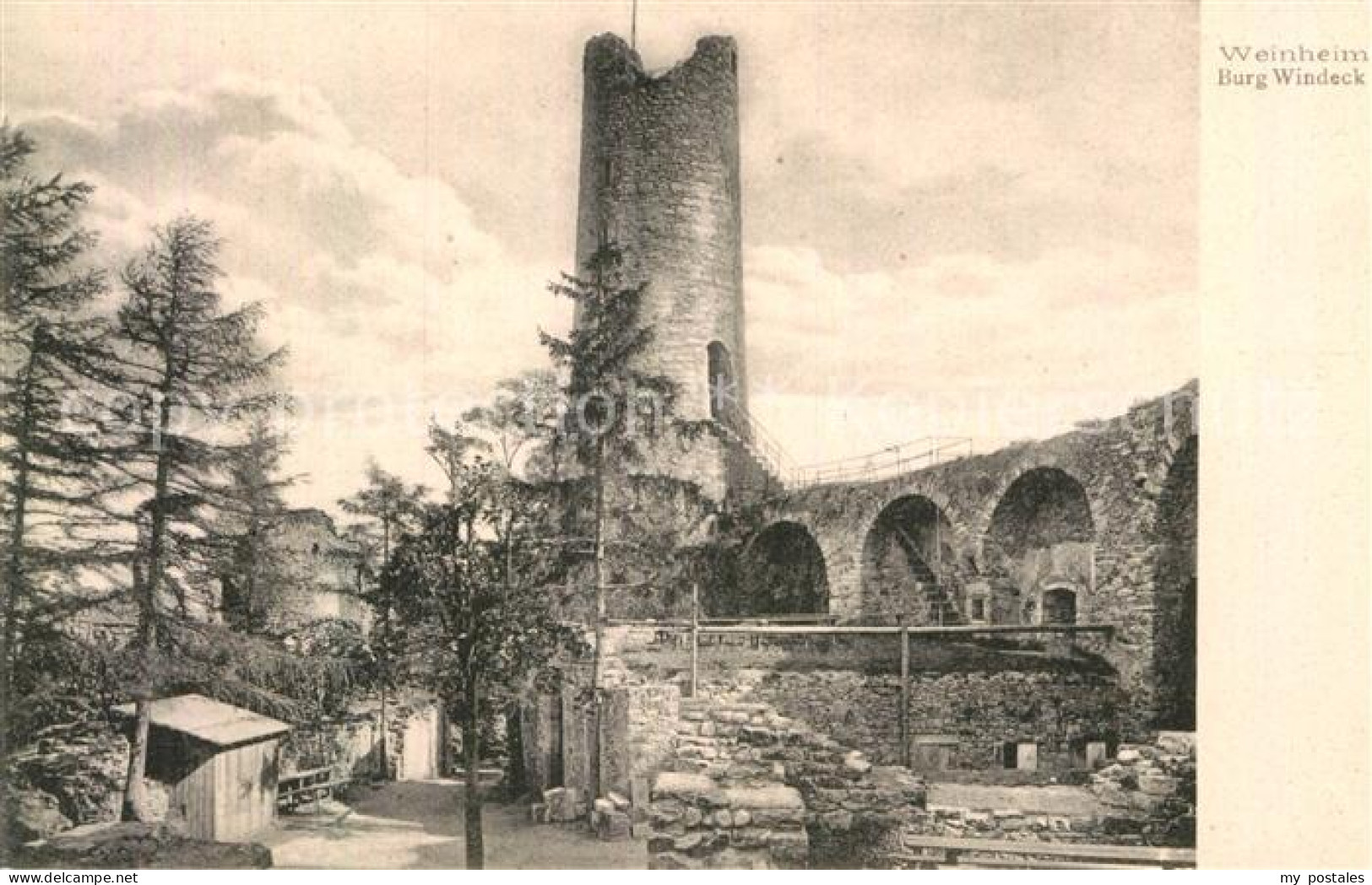 Weinheim Bergstrasse Burg Windeck