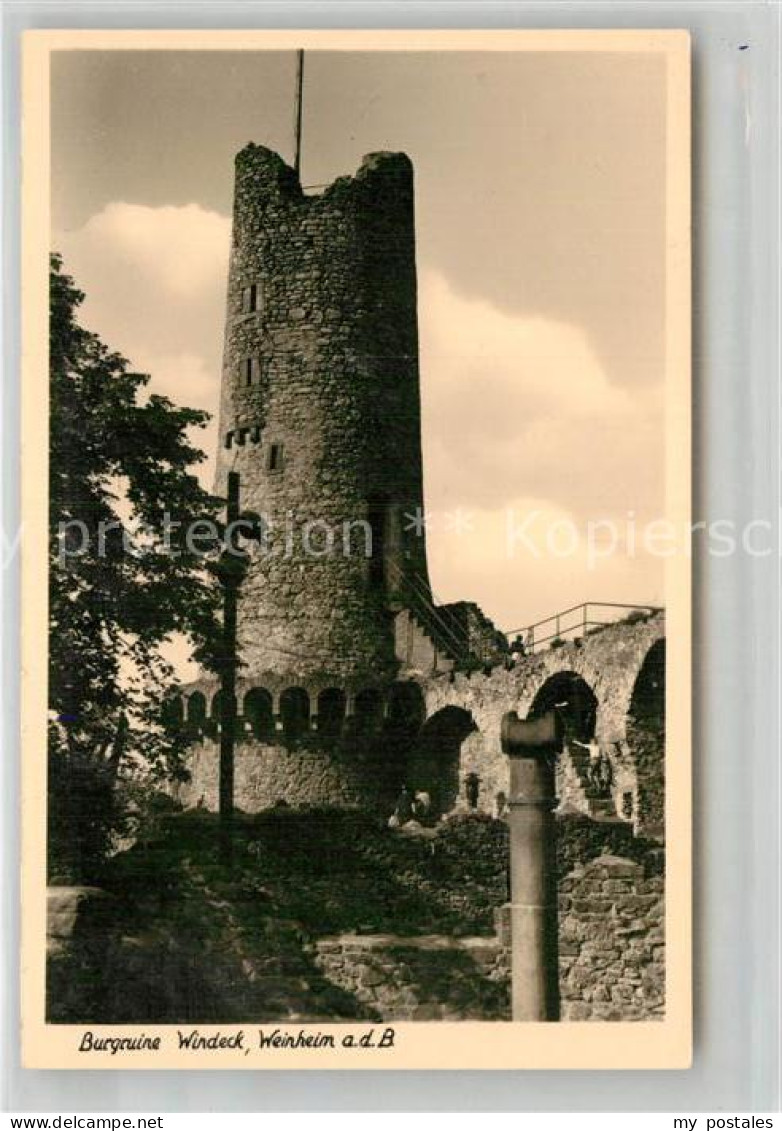 Weinheim Bergstrasse Burgruine Windeck