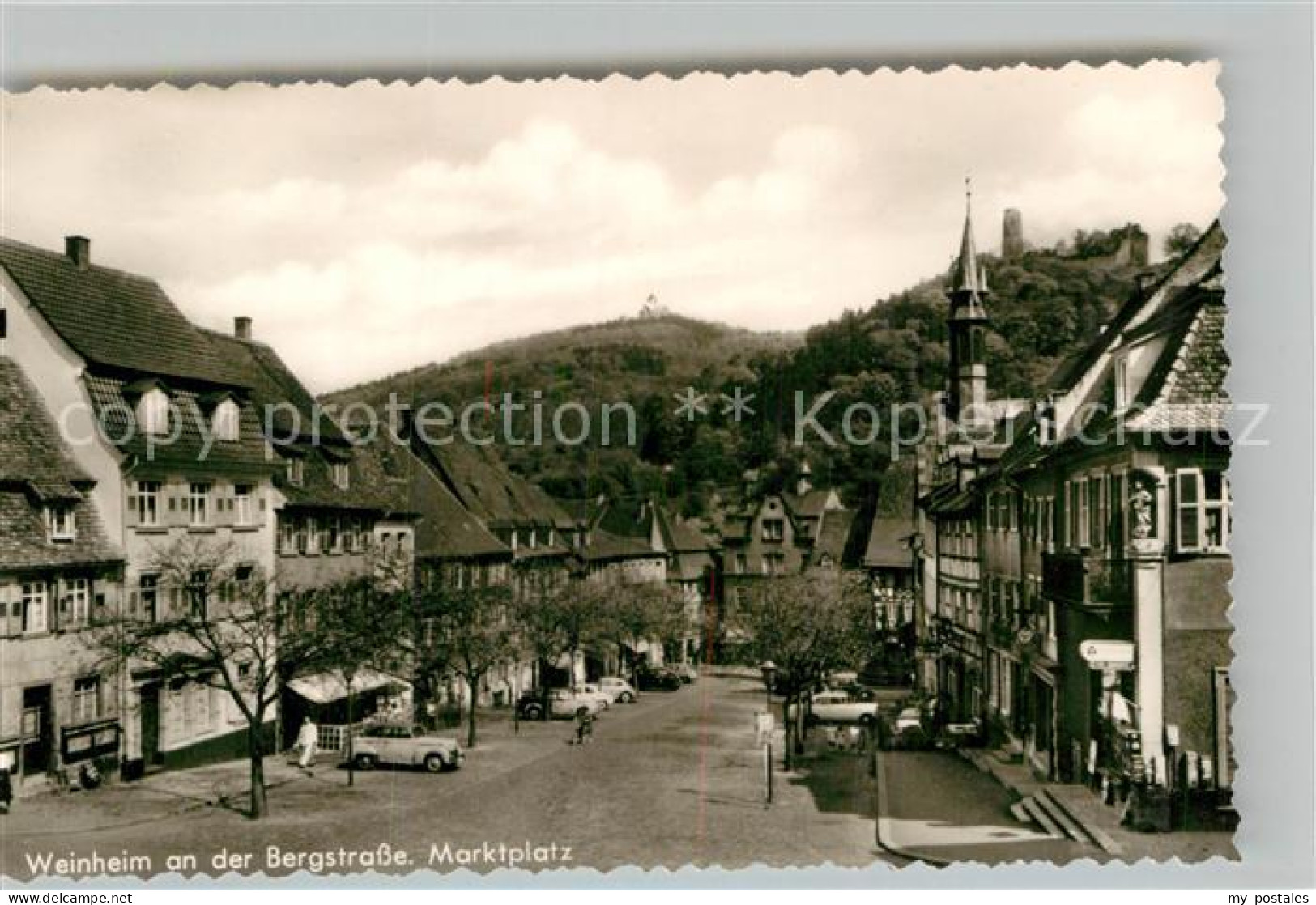 Weinheim Bergstrasse Marktplatz