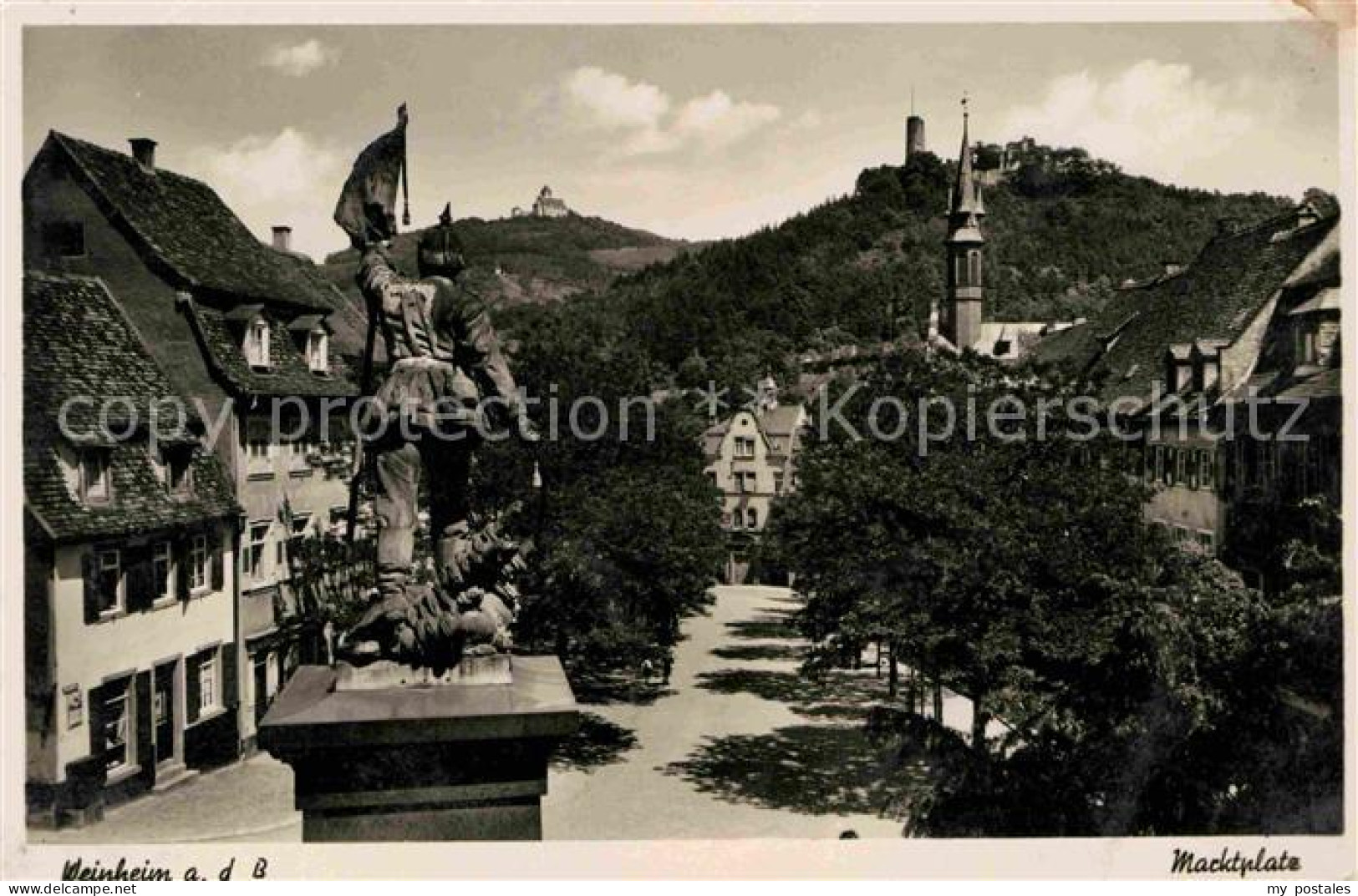 Weinheim Bergstrasse Marktplatz
