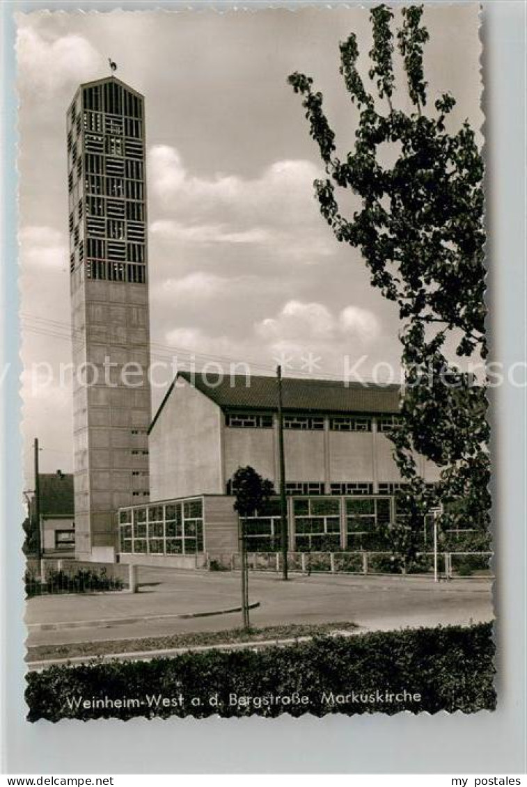 Weinheim Bergstrasse Markuskirche