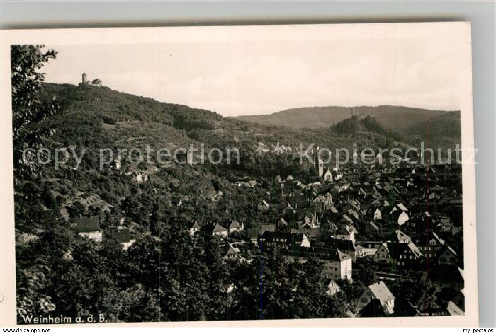 Weinheim Bergstrasse Panorama