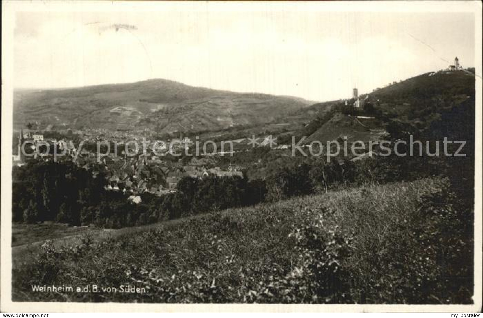 Weinheim Bergstrasse Panorama