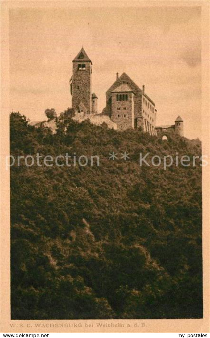 Weinheim Bergstrasse Wachenburg
