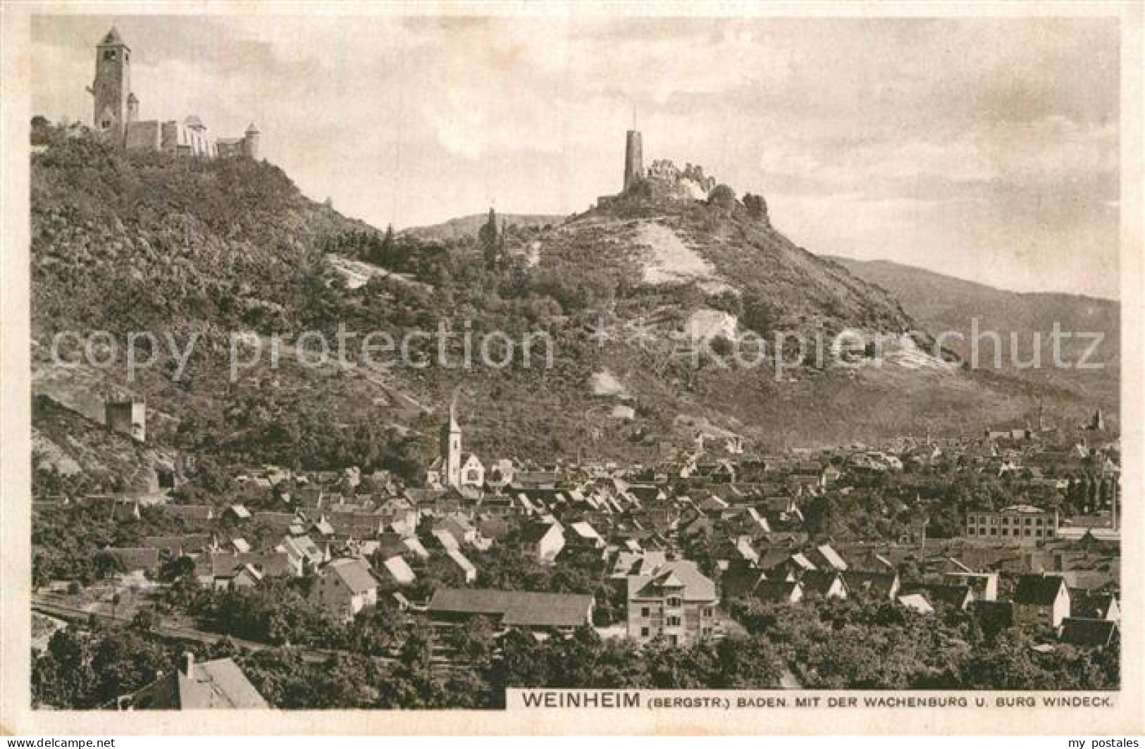 Weinheim Bergstrasse Wachenburg Windeck