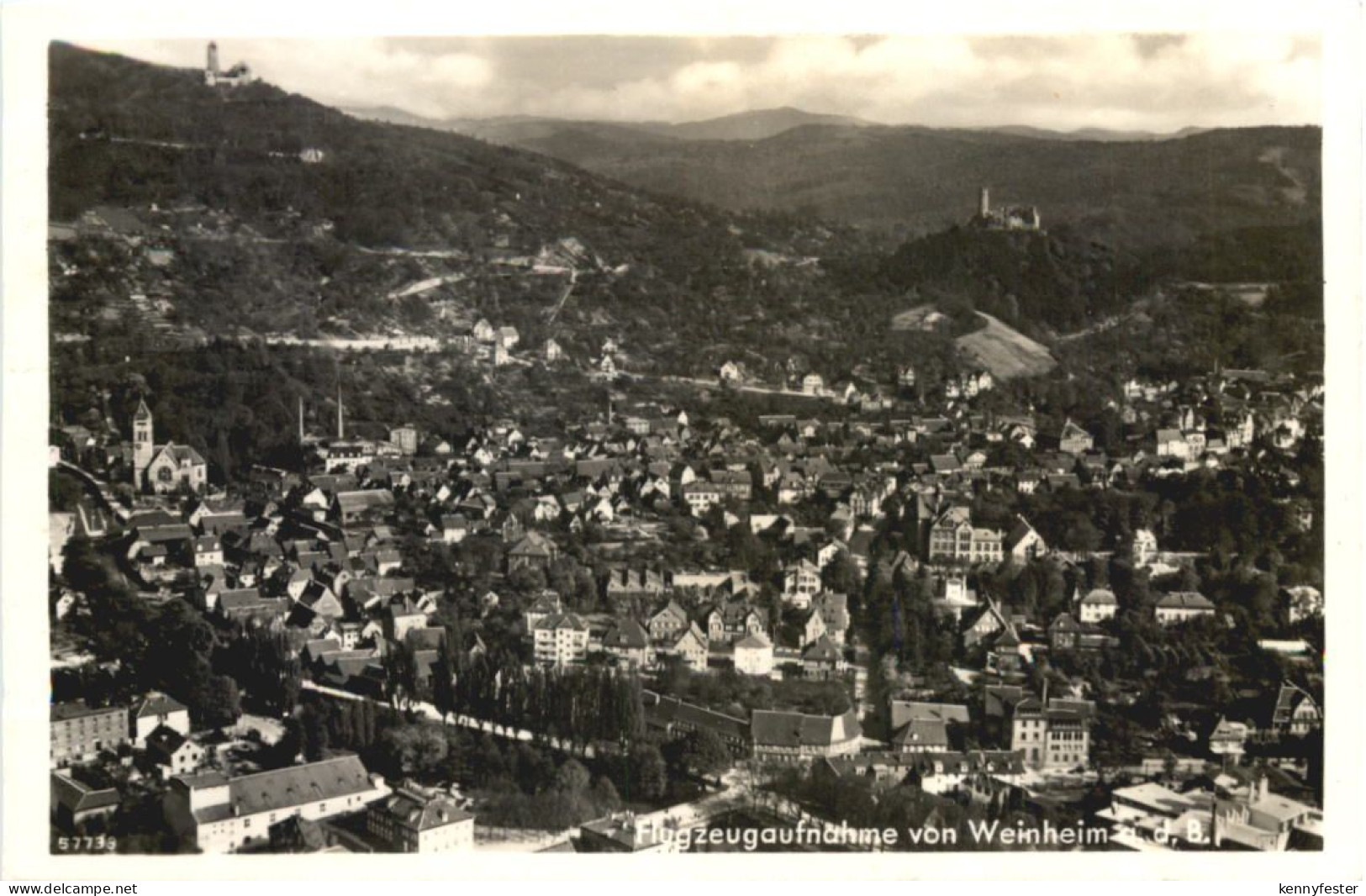 Weinheim - Flugzeugaufnahme