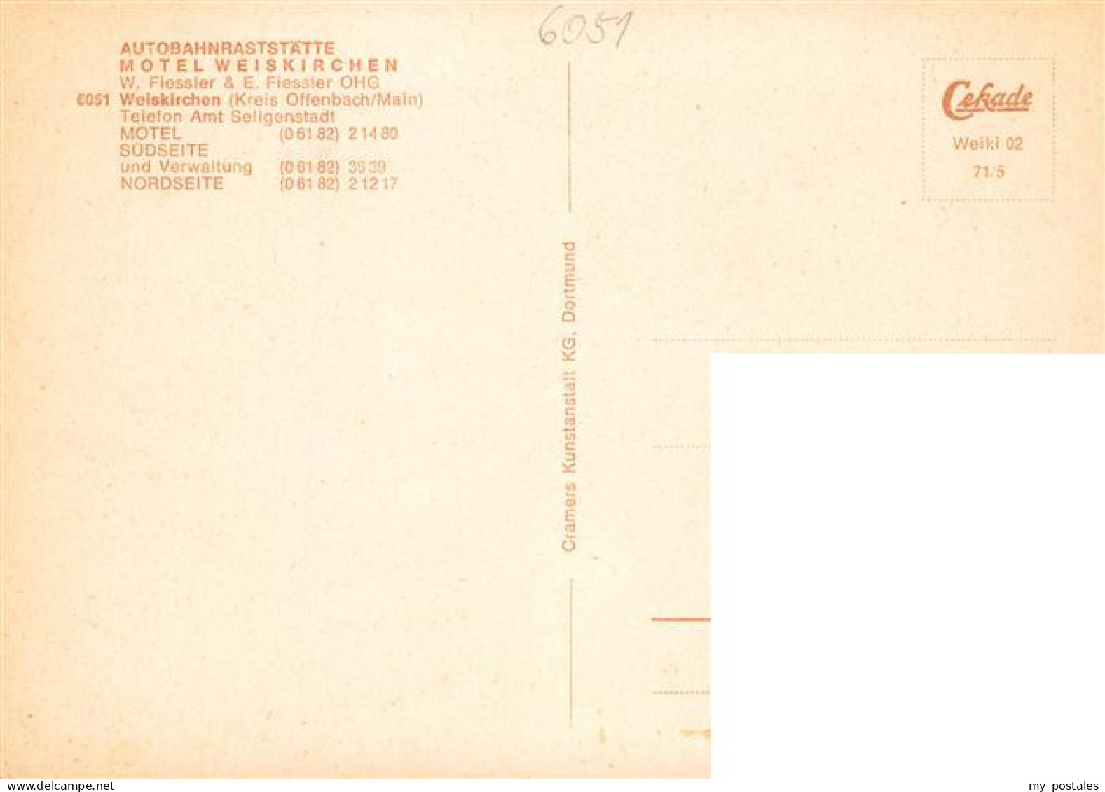 Weiskirchen Offenbach Main BAB Raststaette Motel Weiskirchen