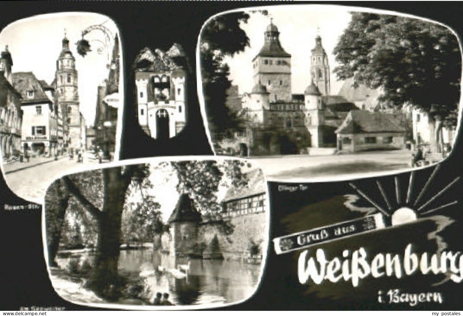 Weissenburg Bayern Weissenburg Bayern Rosenstrasse Ellinger Tor Weiher