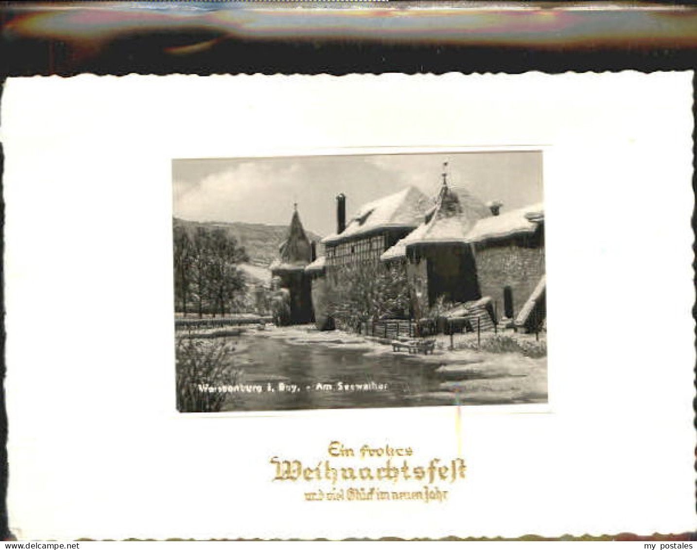 Weissenburg Bayern Weissenburg See Weiher ungelaufen ca. 1930