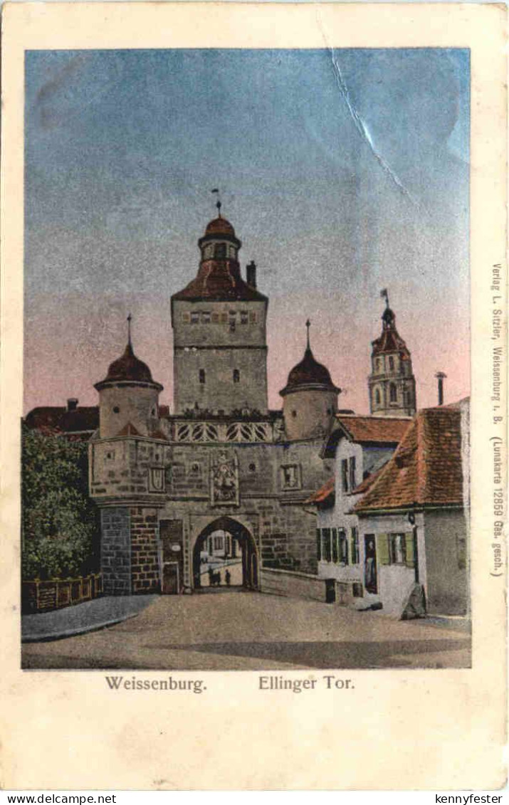 Weissenburg - Ellinger Tor - Lunakarte