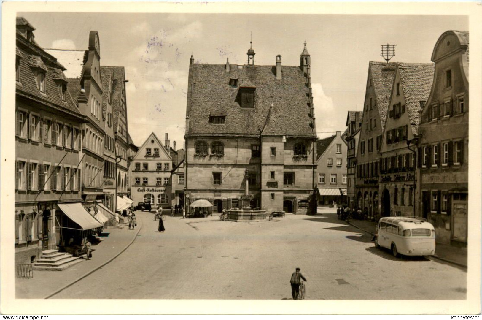 Weissenburg i. Bay., Marktplatz m. Rathaus