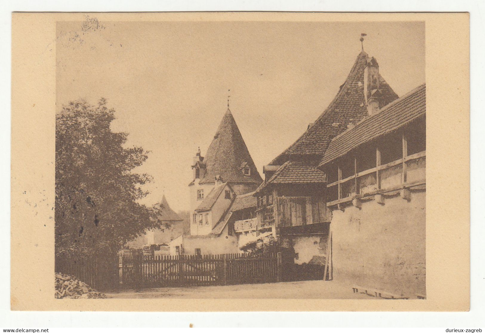 Weissenburg old postcard posted 1922 b240301