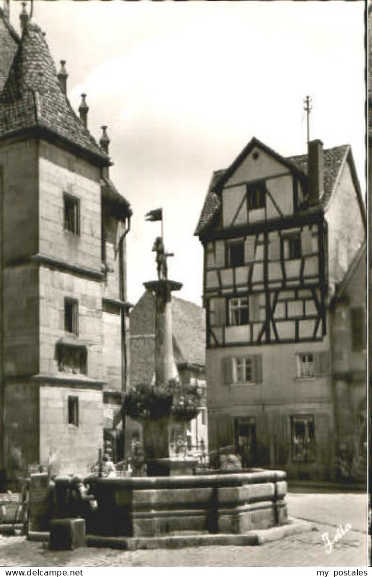 Weissenburg Weissenburg Brunnen ungelaufen ca. 1955