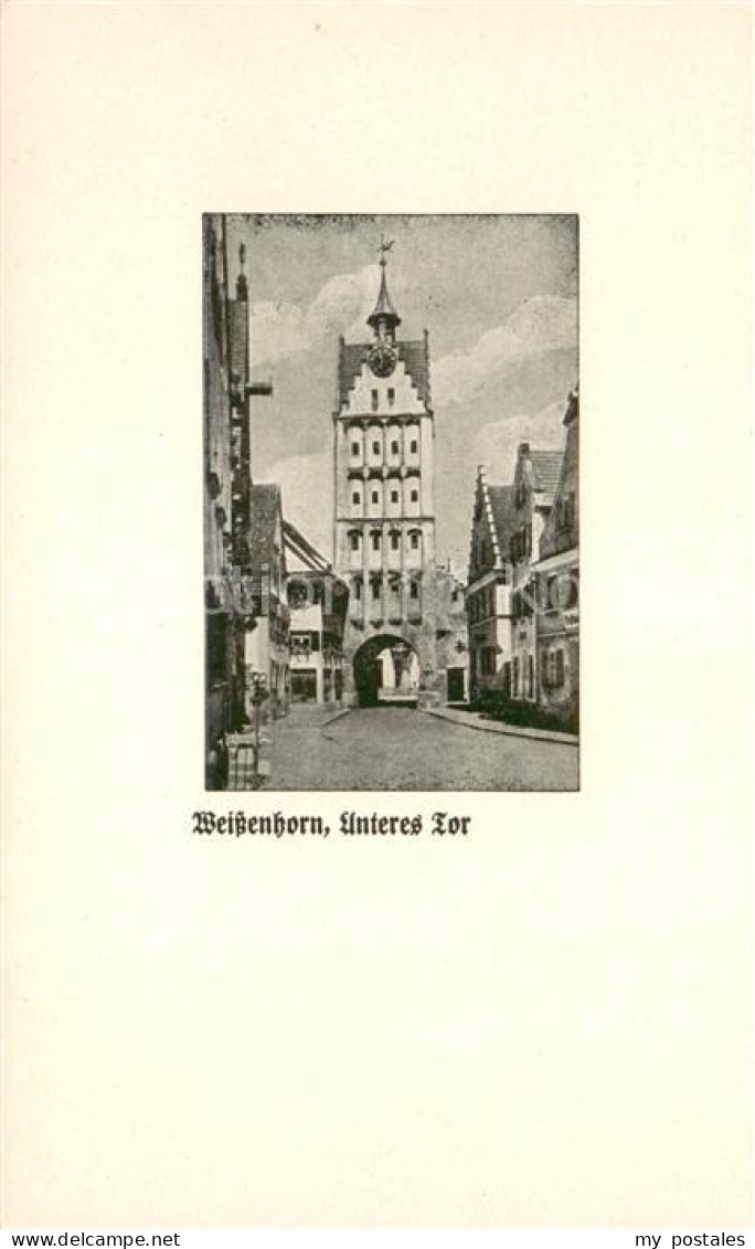 Weissenhorn Neu-Ulm Bayern Unteres Tor