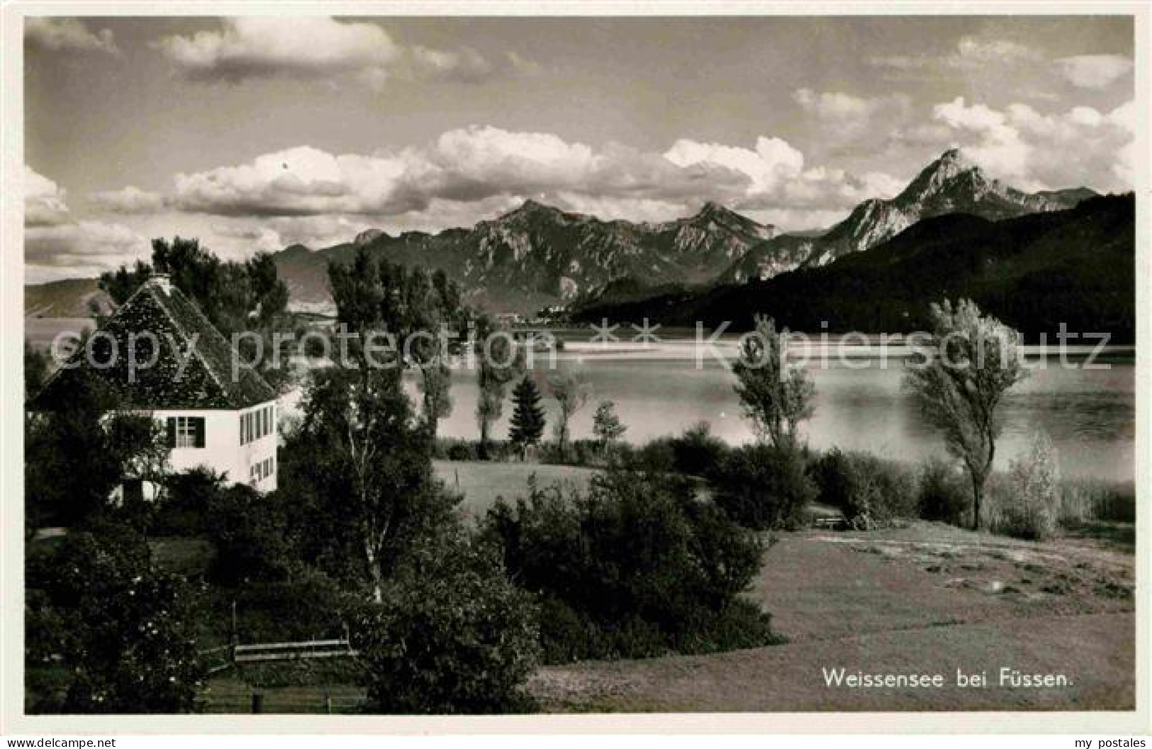 Weissensee Fuessen Panorama