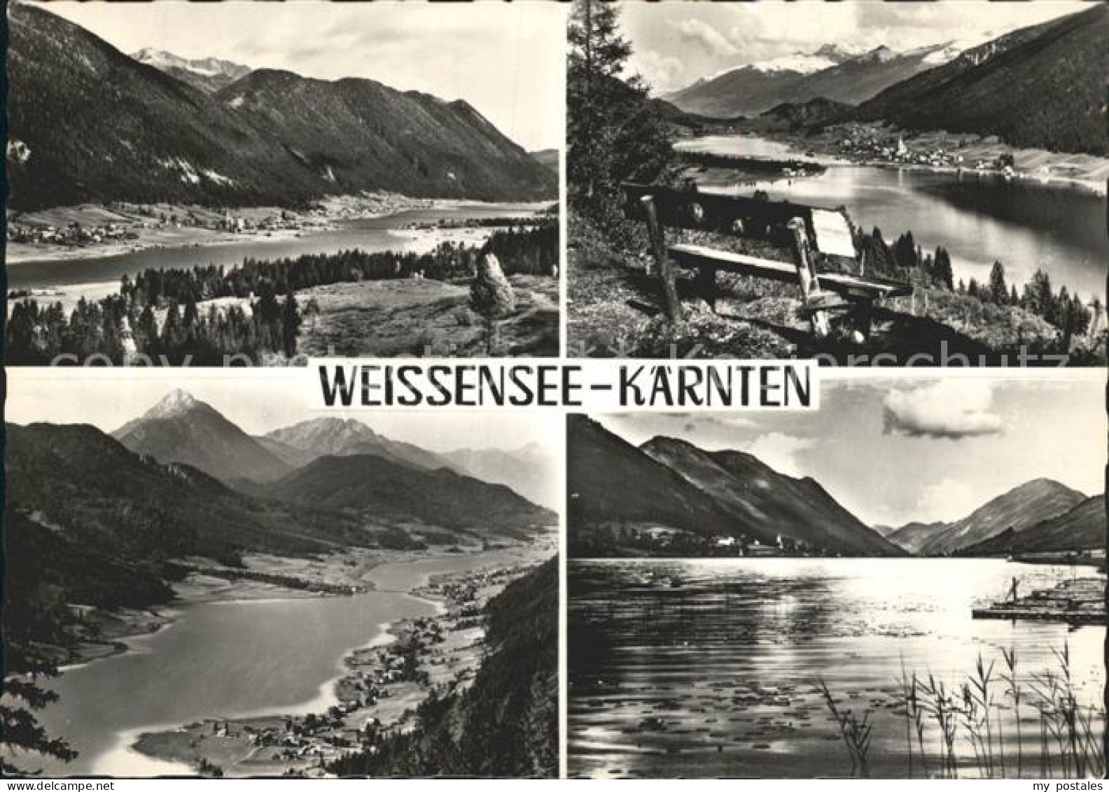 Weissensee Kaernten Teilansichten
