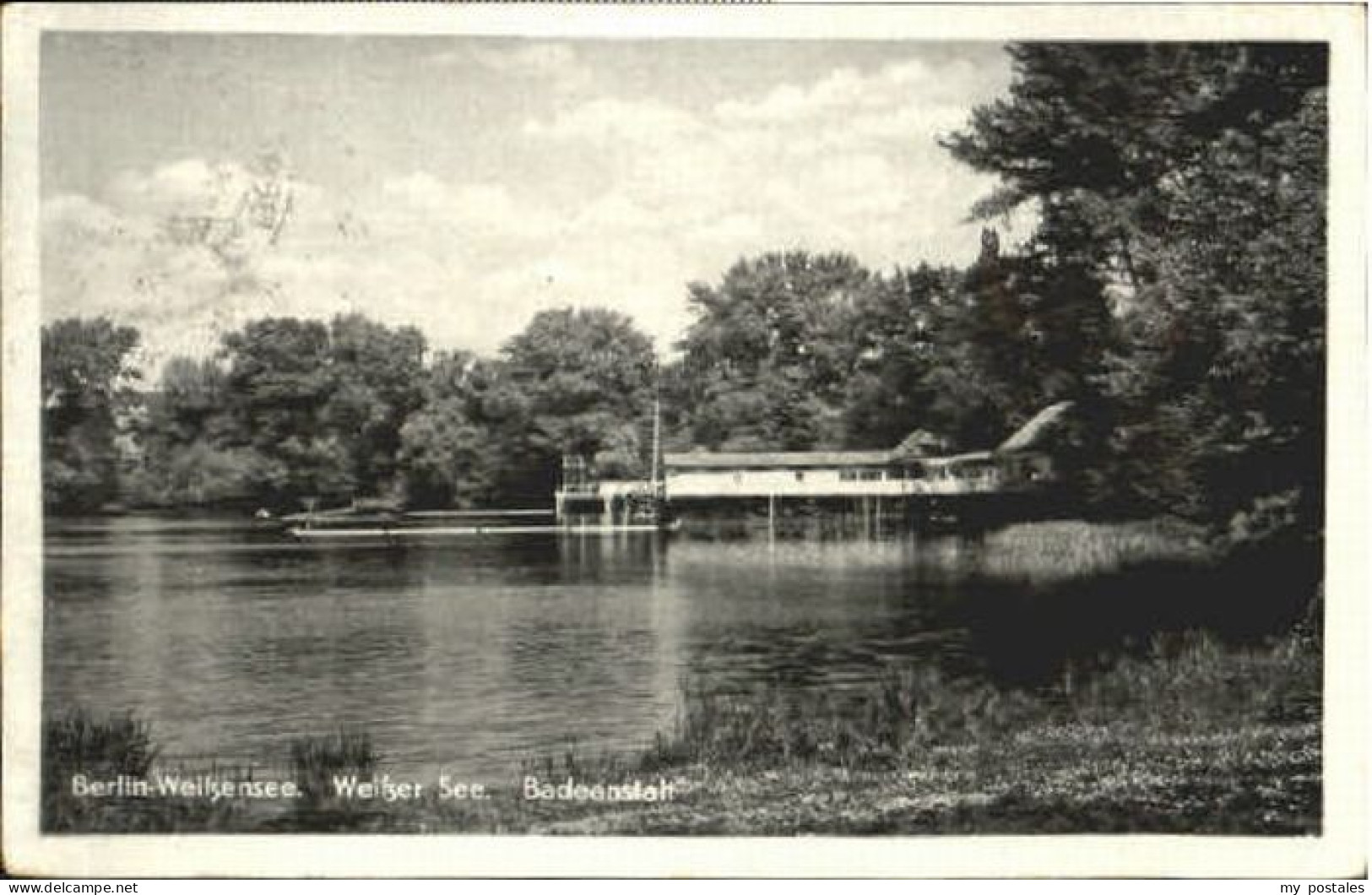 Weissensee Weissensee Berlin Badeanstalt x 1968
