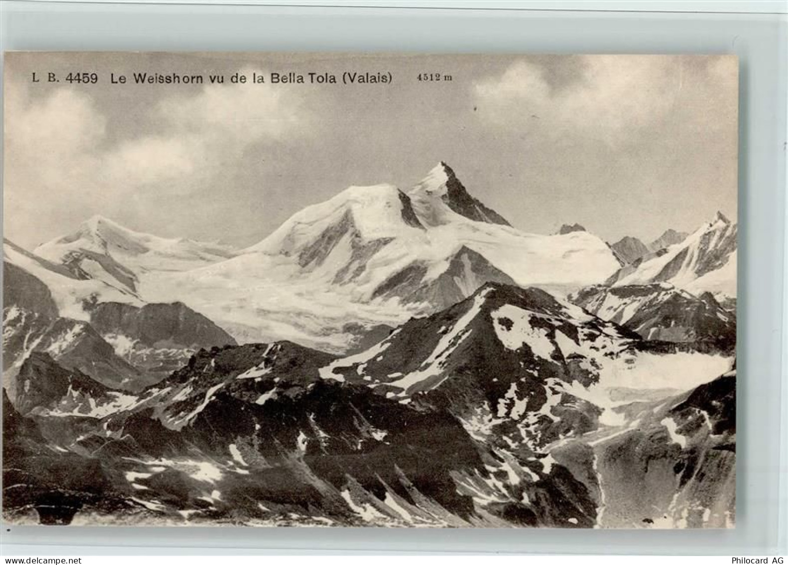 Weisshorn Randa - Le Weisshorn vue de la Bella Tola (Valais) - 11061874