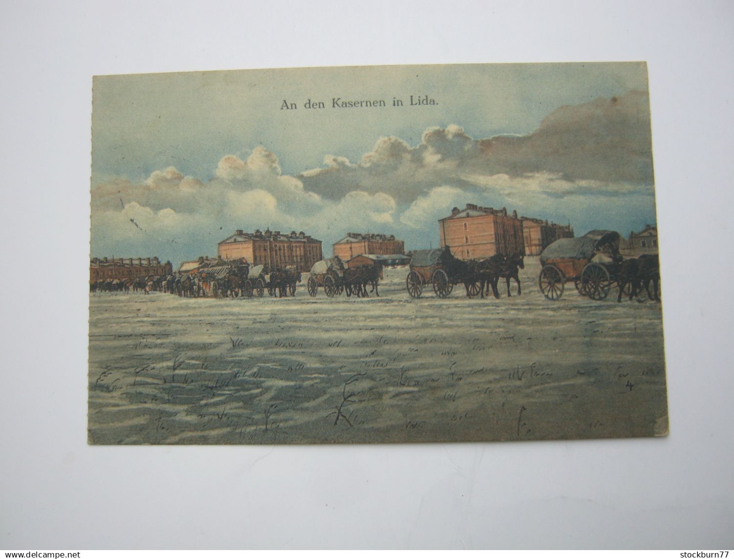 Weißrussland ,LIDA  , seltene Ansichtskarte um 1916